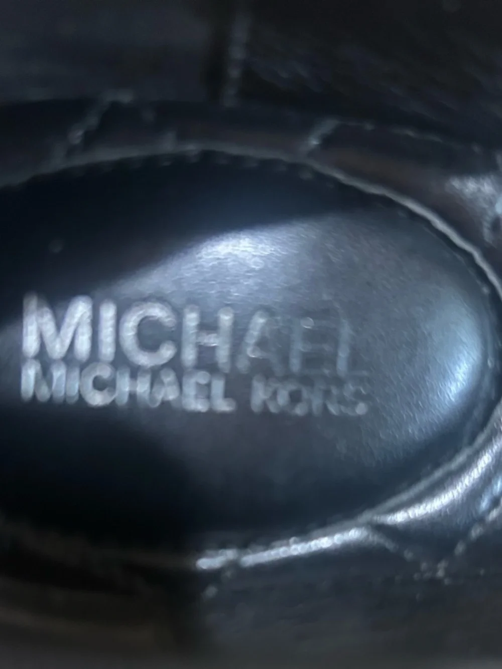 Michael Michael Kors Python-Texture Black & Cream Ballet flats